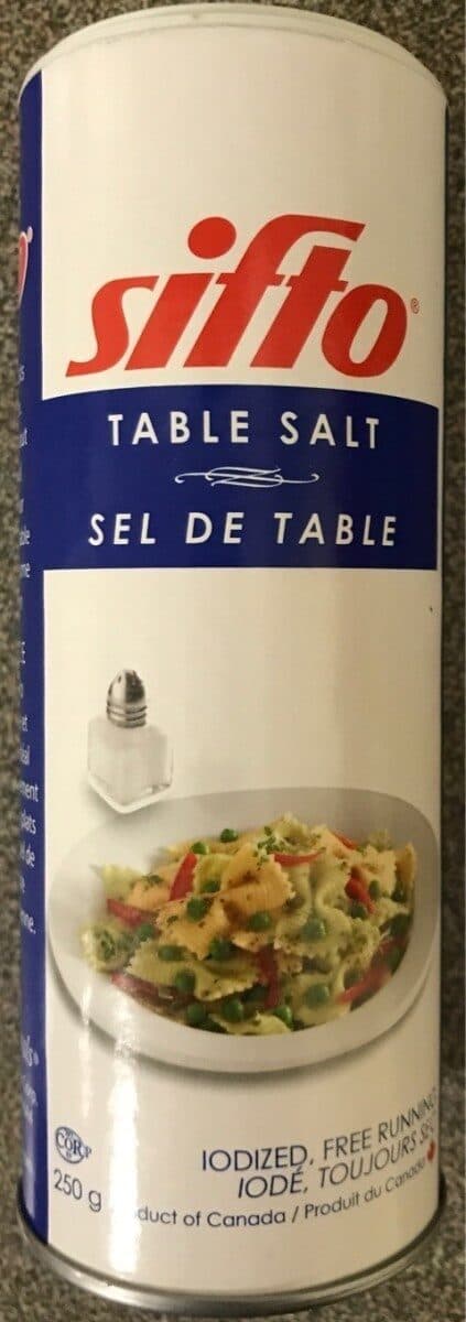 sifto Table Salt packshot