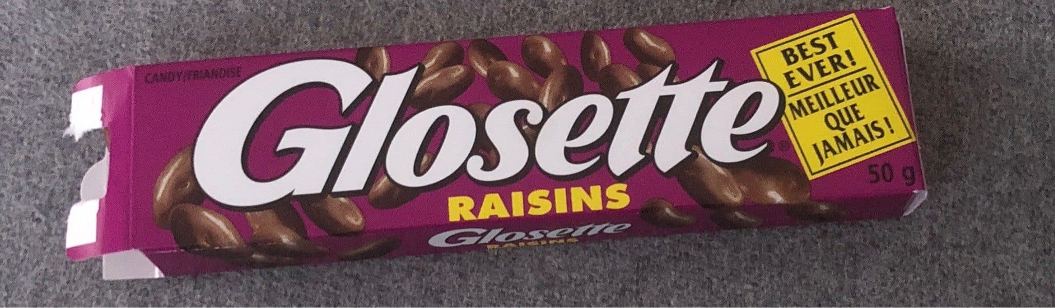 Open Food Facts Chocolats Glosette (raisins) packshot