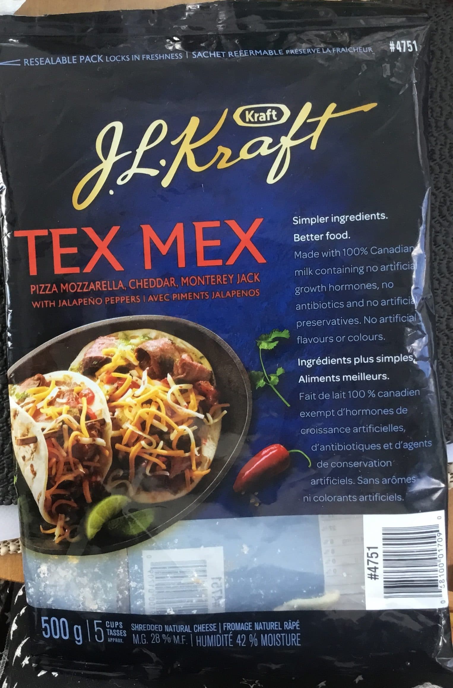J. L. Kraft Tex Mex packshot