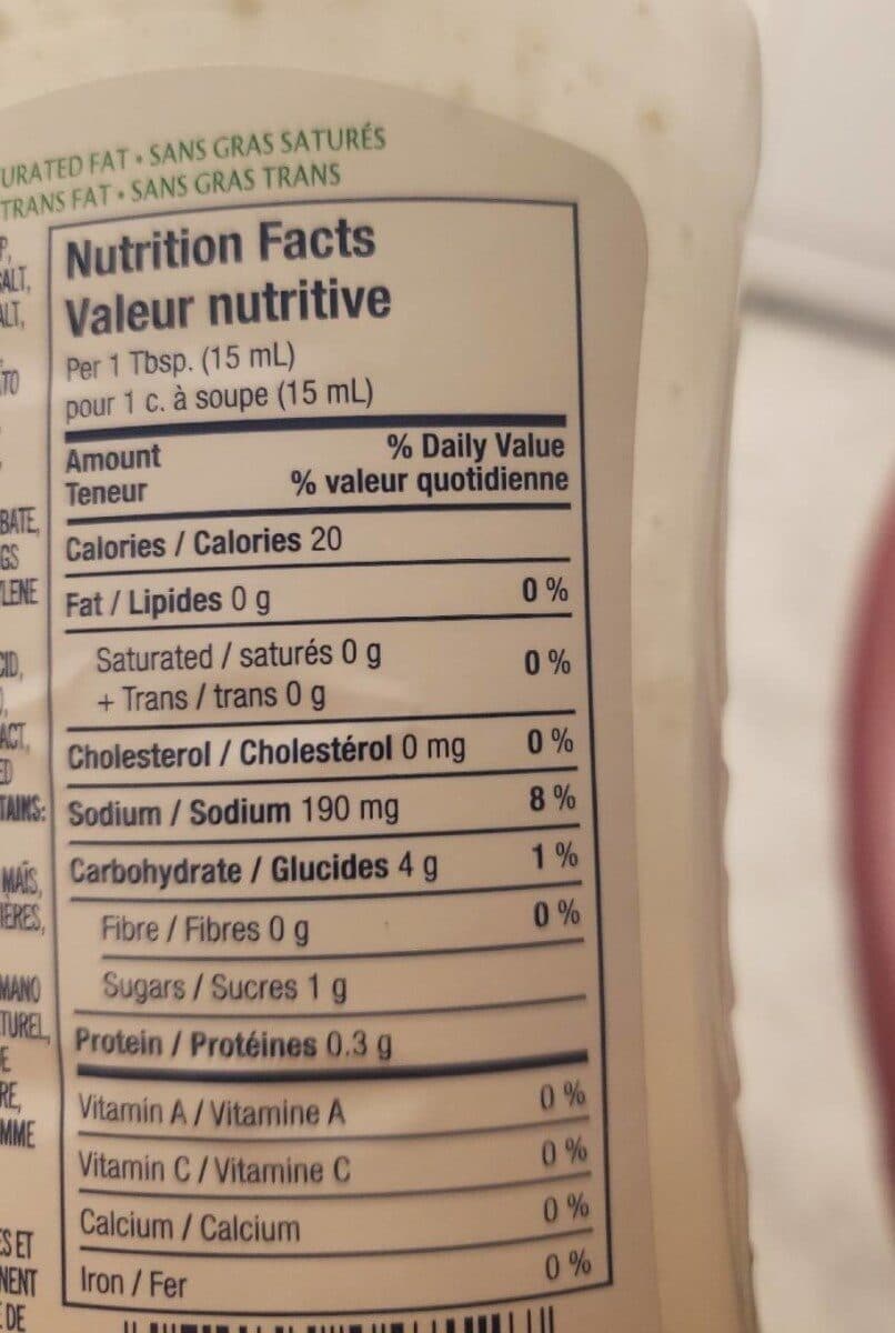 Kraft Vinaigrette César Crémeuse packshot