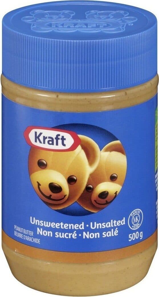 Kraft Beurre d'arachide (sans Sel Ni Sucre) packshot