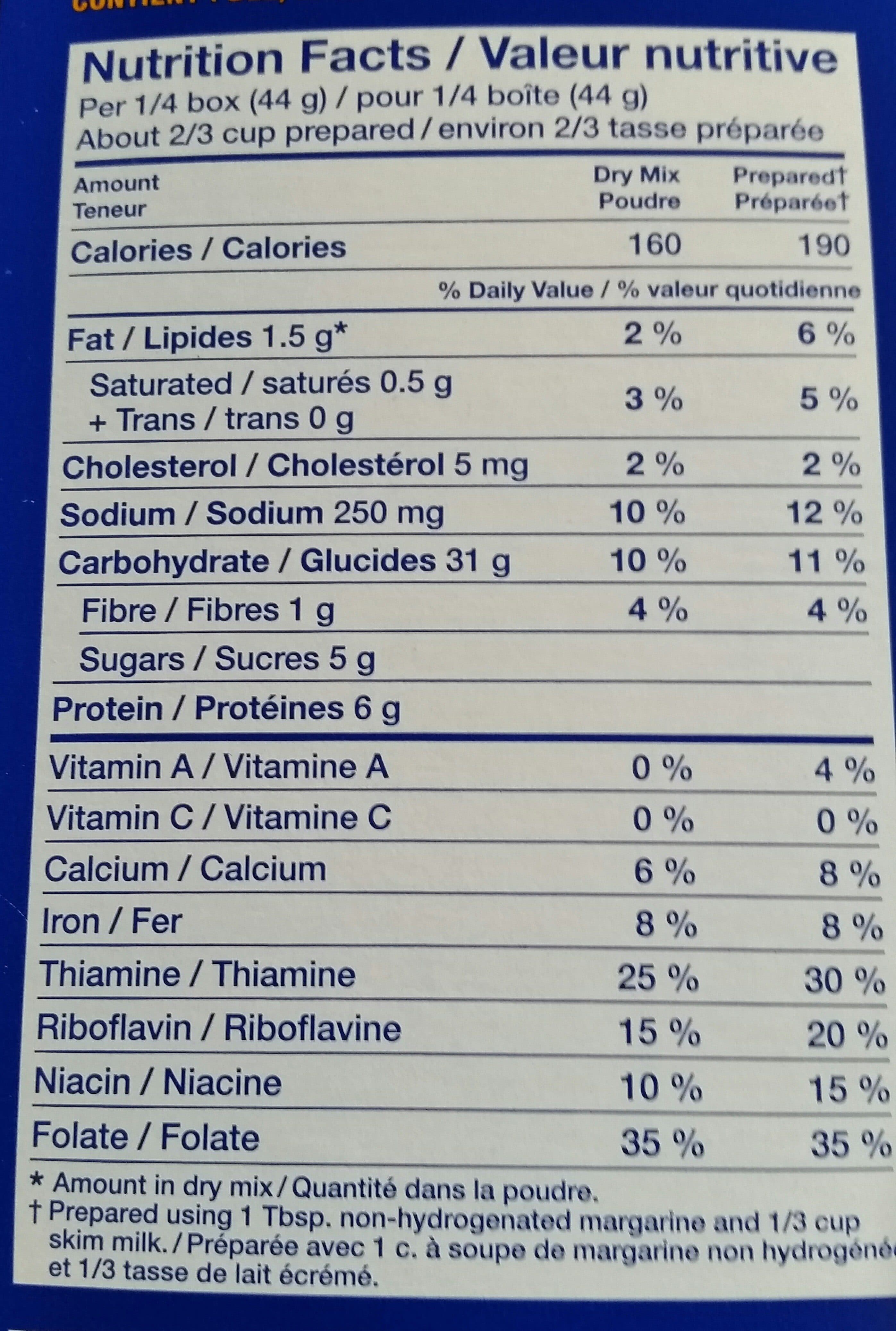Open Food Facts Kraft dinner packshot