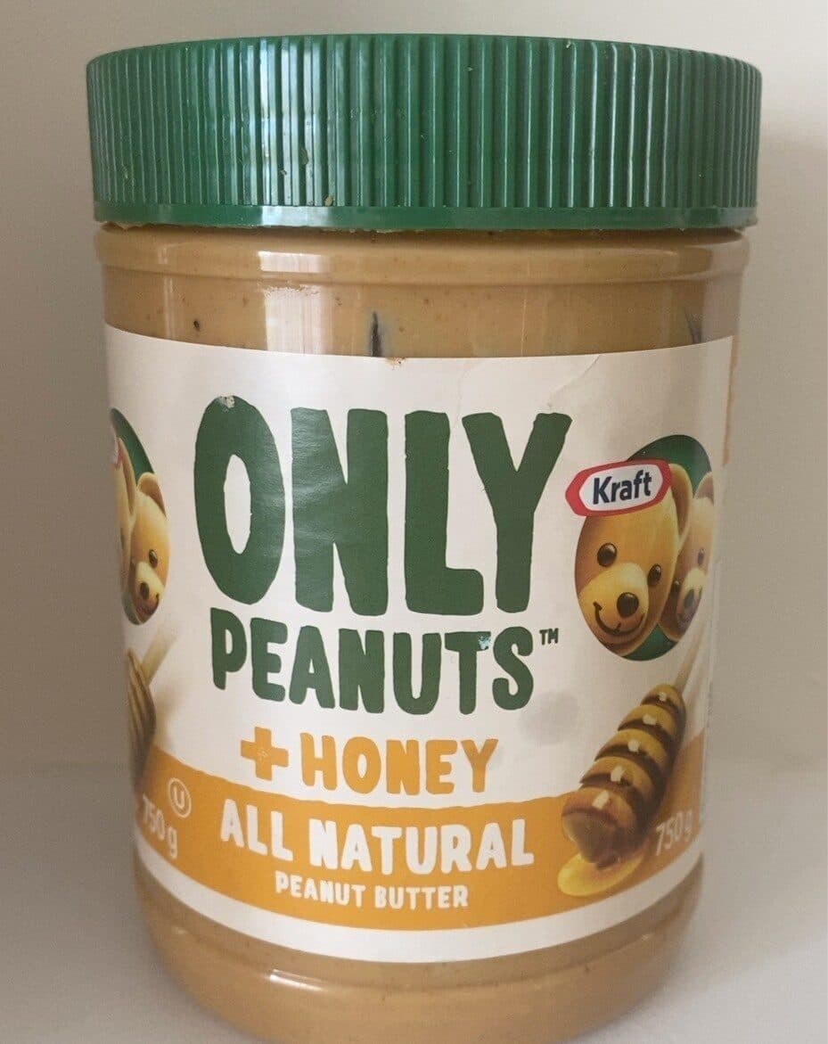 Kraft Only Peanuts + Honey All Natural Peanut Butter packshot