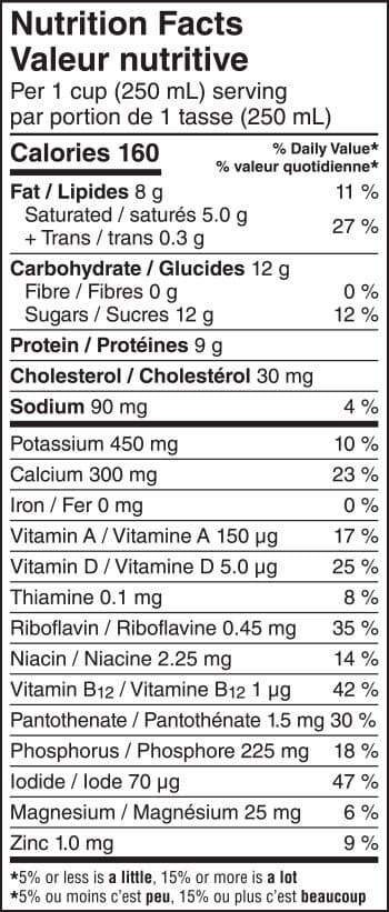 Lactantia Lait homogénéisé - PūrFiltre - 3.25 % M.G. - Goût Frais packshot
