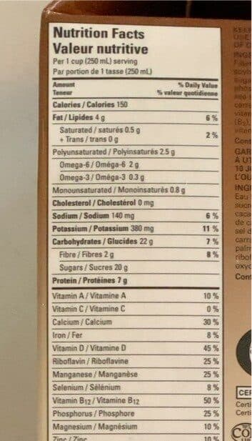 Open Food Facts Chocolat au Soya packshot