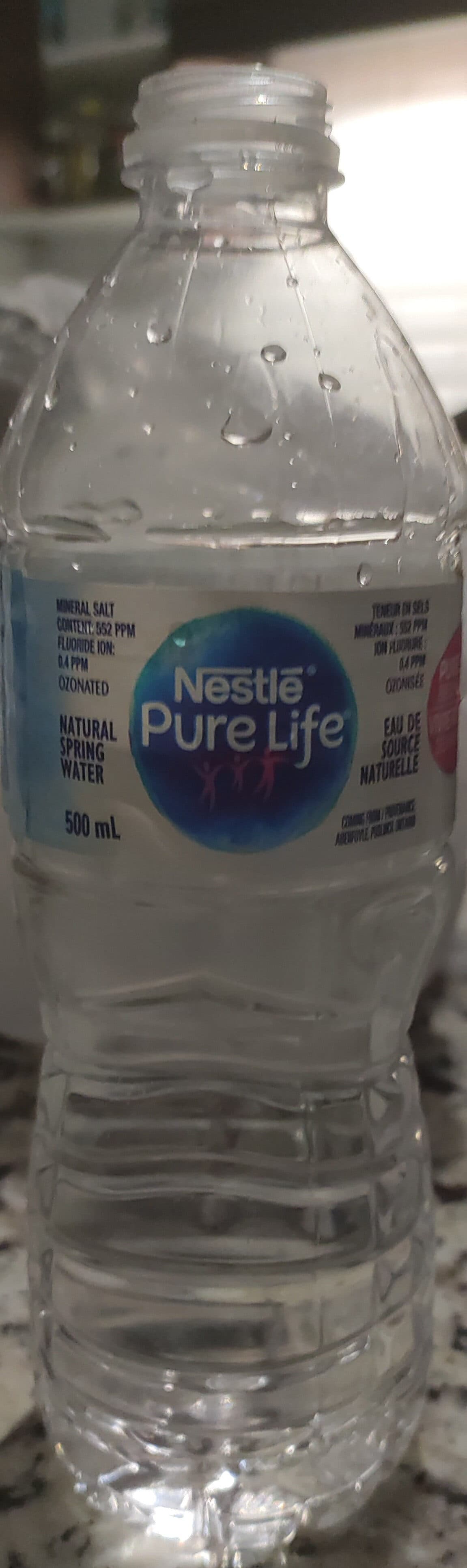 Nestlé Natural spring water packshot