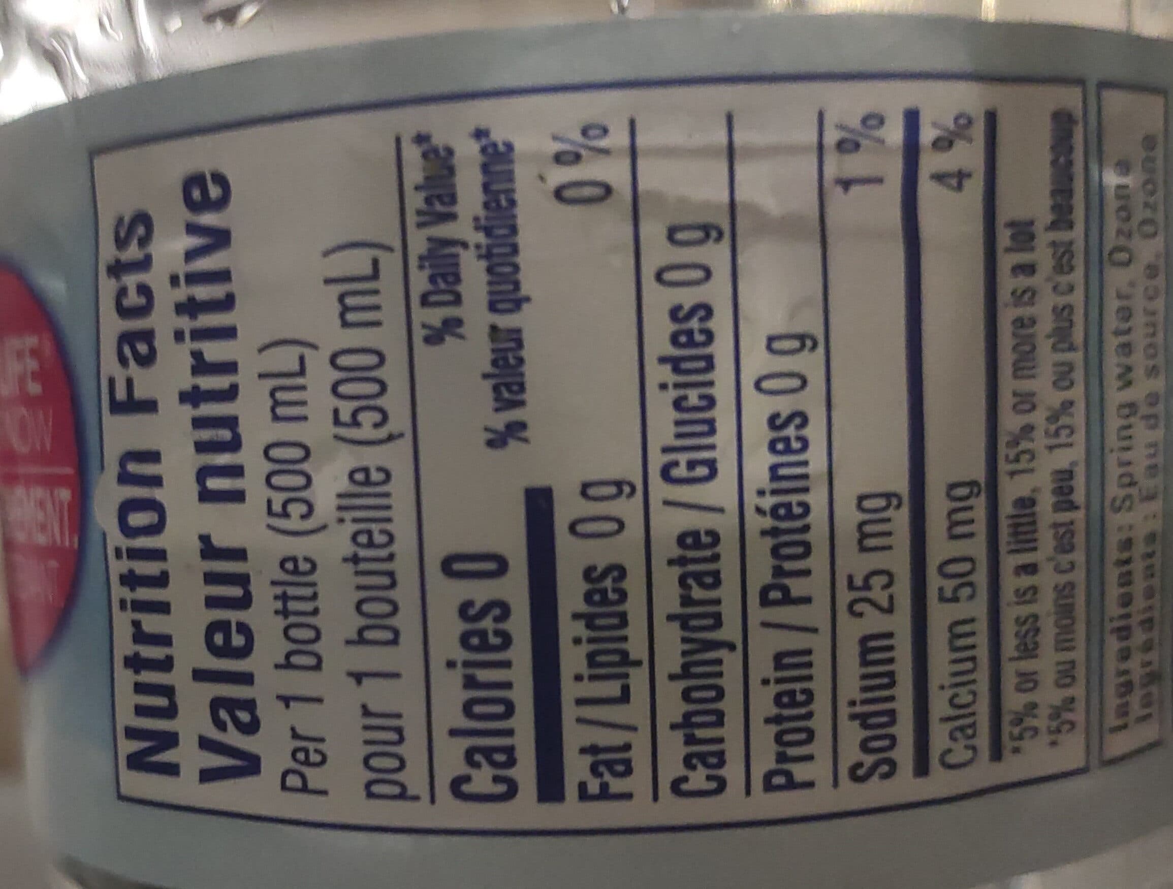 Nestlé Natural spring water packshot