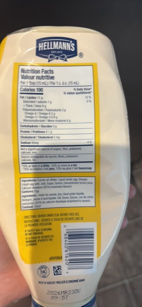 Hellmann's Real Mayonnaise packshot