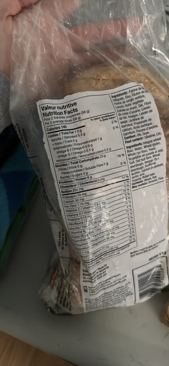 La Récolte de St Méthode Pain allongé integral packshot