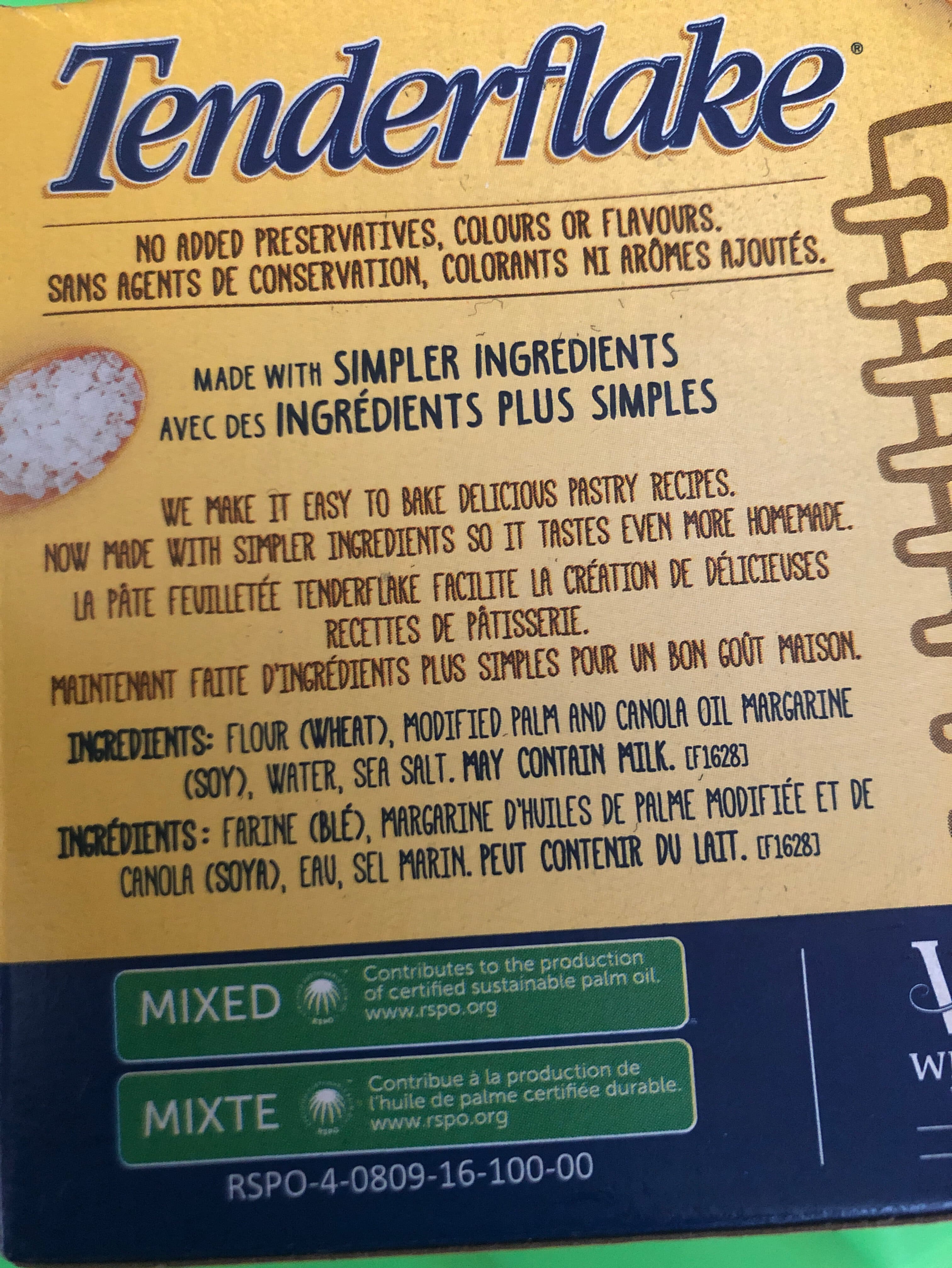 Open Food Facts Pate feuilletée packshot