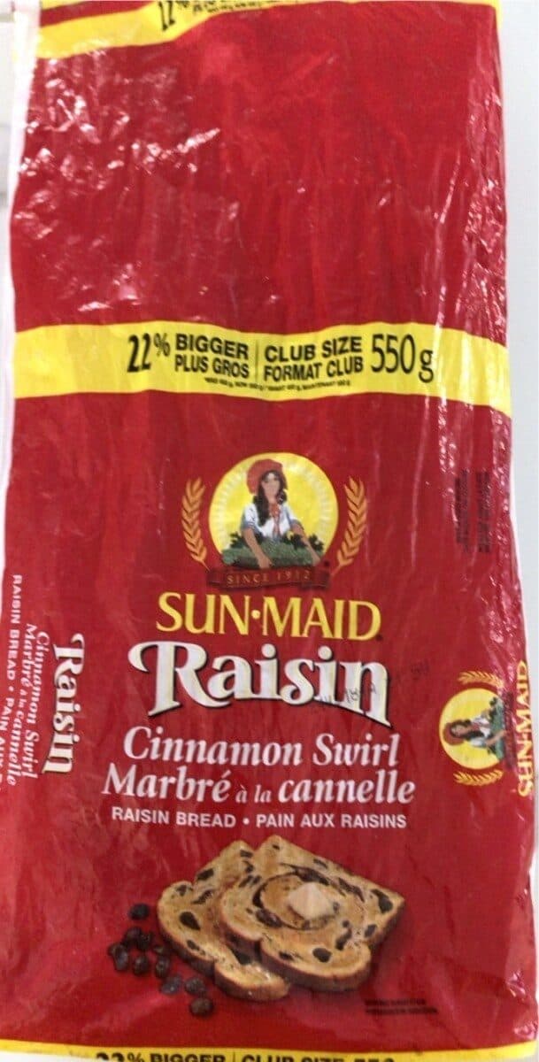 Sun Maid Pain raisin packshot