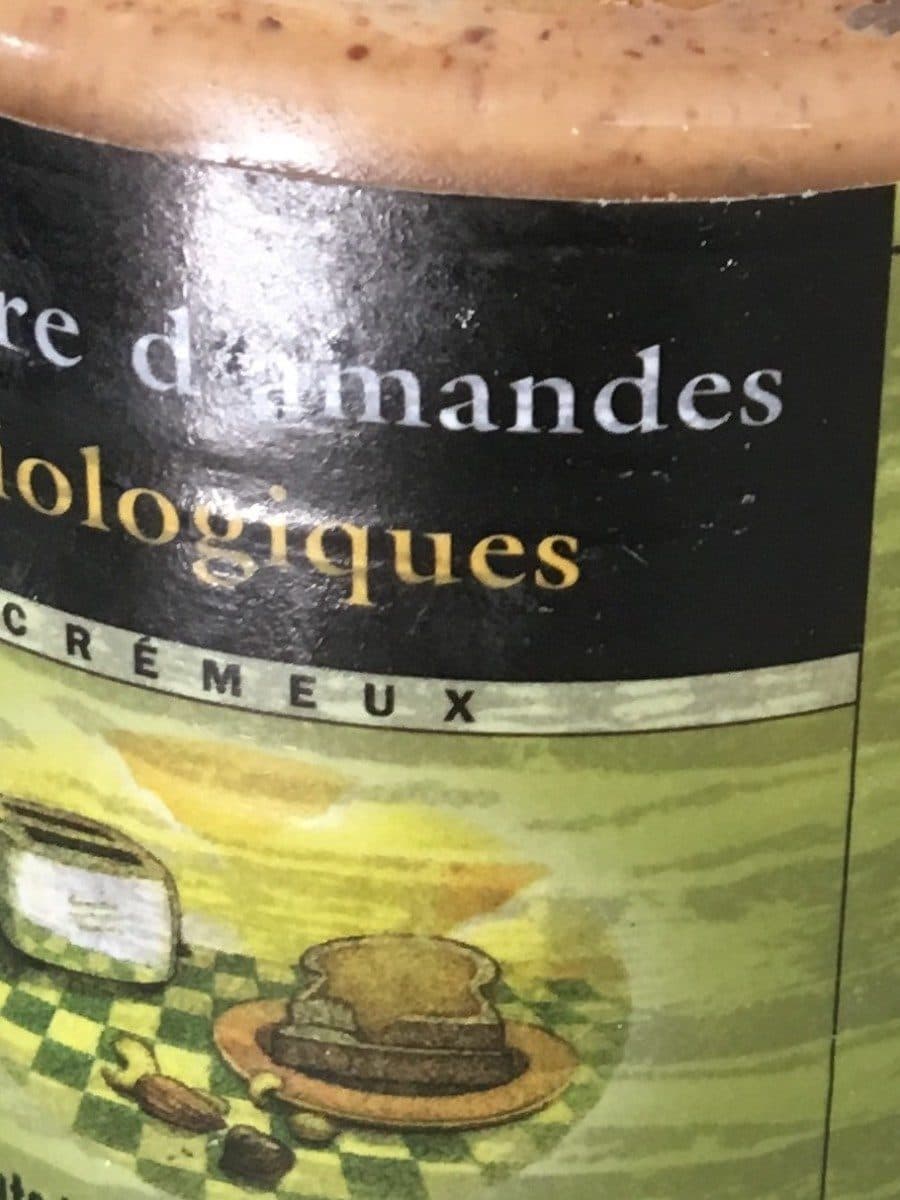 Nuts to you nut butter inc. Beurre d'amandes biologique packshot