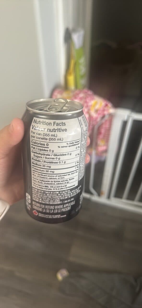 Pepsi Pepsi Zero Sugar packshot