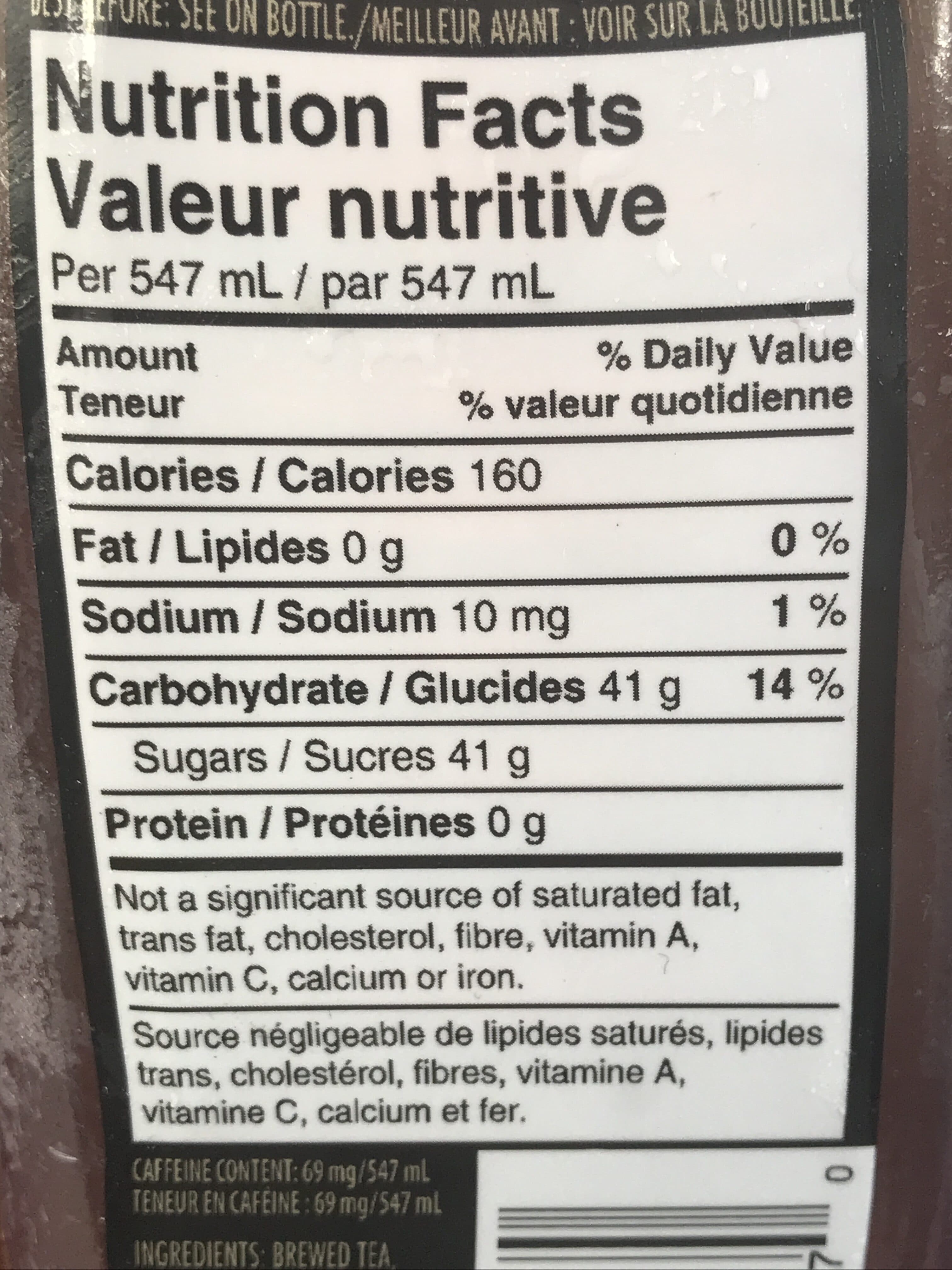 Lipton Thé glacé citron packshot