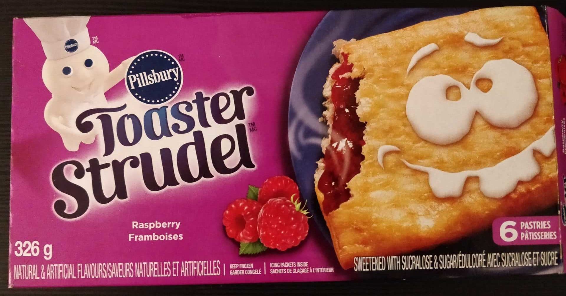 Pillsbury Toaster Strudel framboises packshot