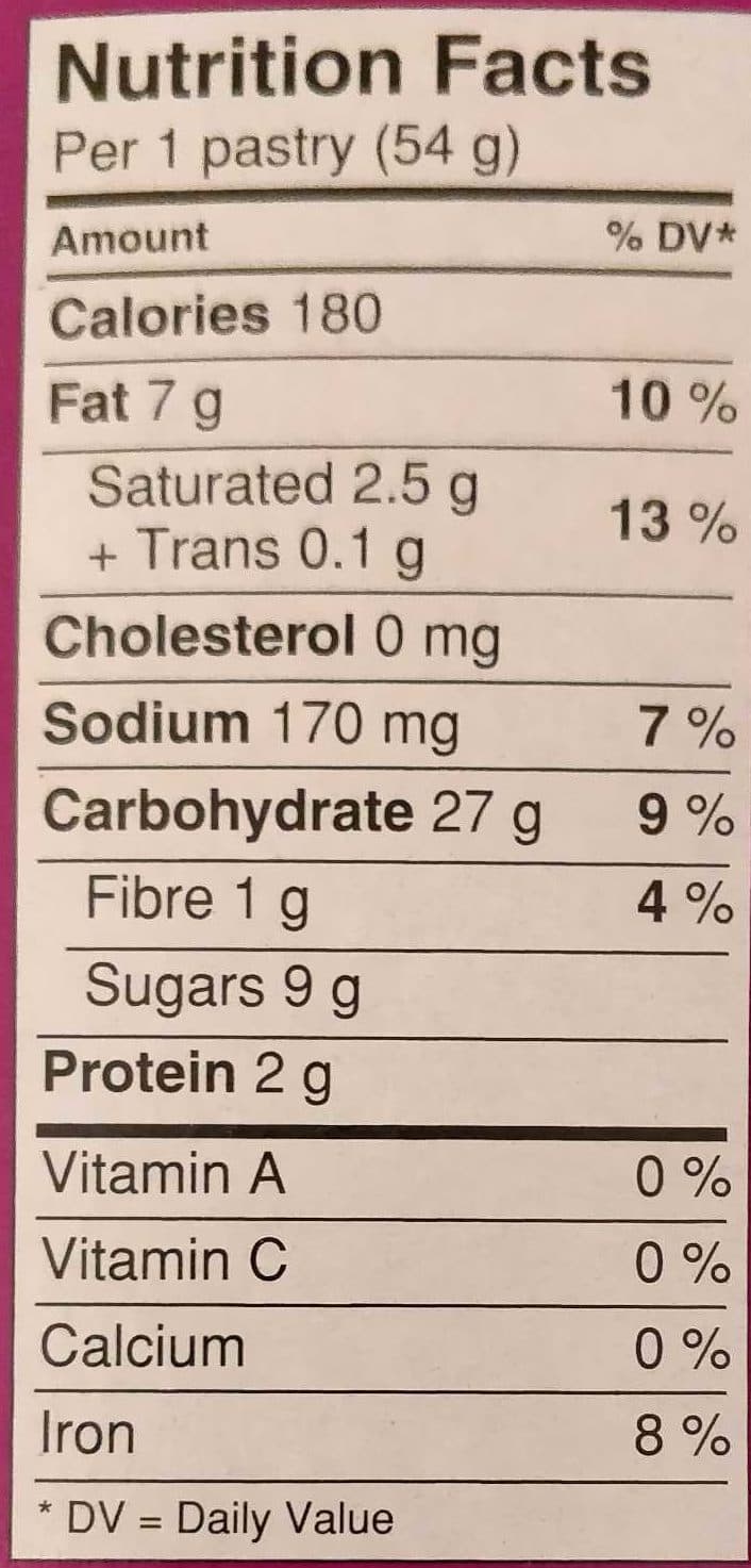 Pillsbury Toaster Strudel framboises packshot