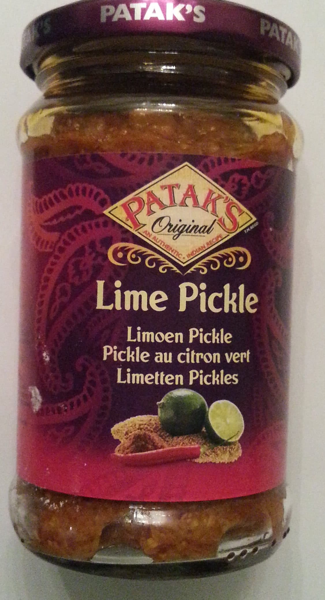 Patak's Lime Pickle packshot