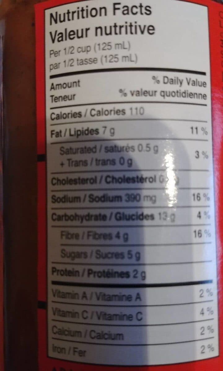 Open Food Facts Sauce de cuisson cumin & chilli packshot
