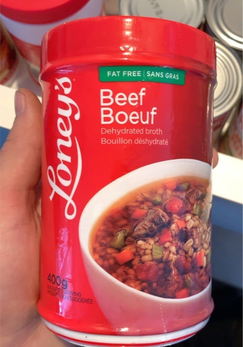 Loney Bouillon déshydraté boeuf packshot