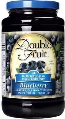 Double fruit Tartinade de fruits légère aux bleuets packshot