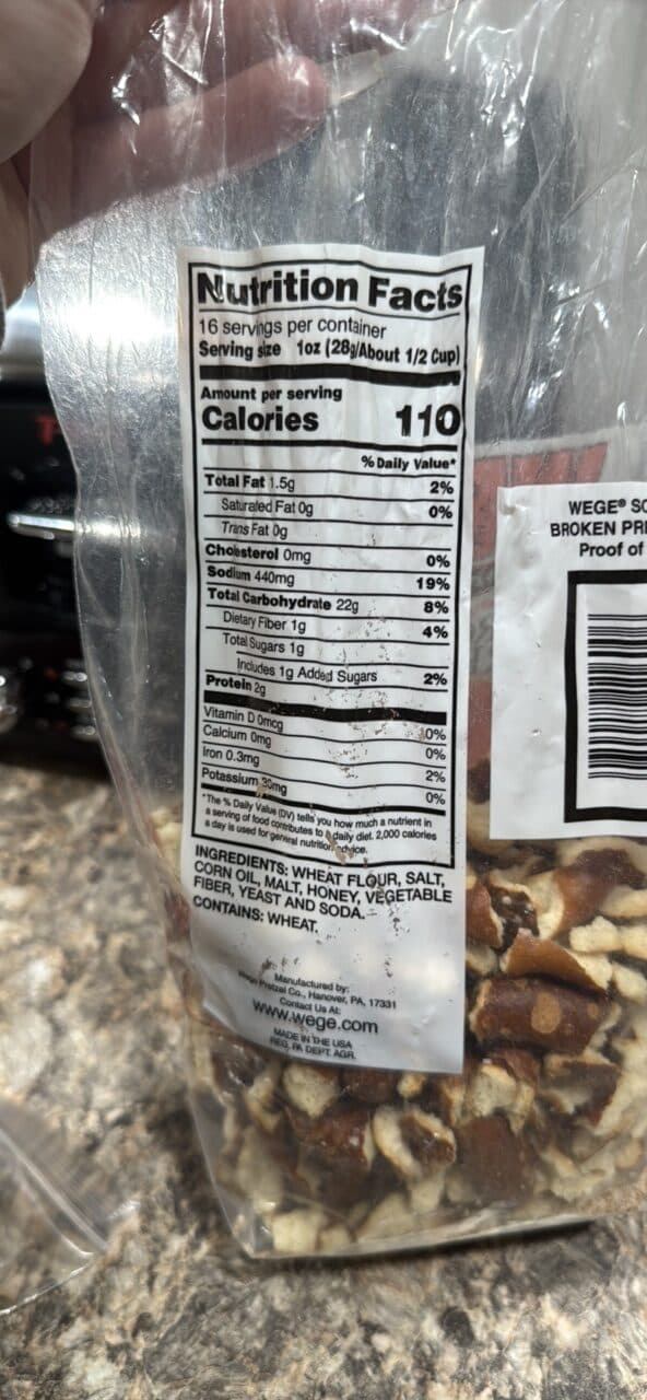 WEGE of Hanover Sourdough Broken Pretzels packshot