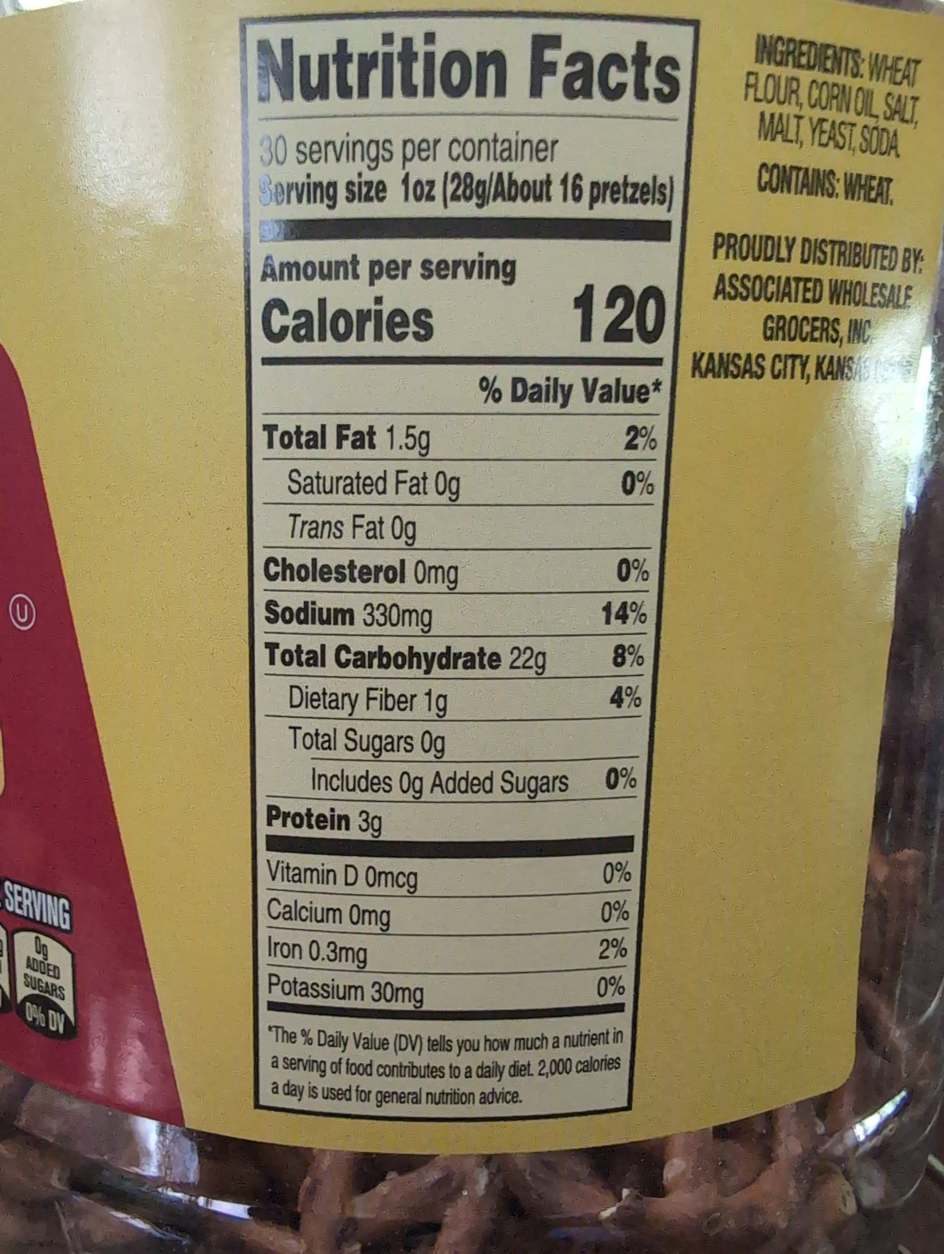 Always Save Mini Pretzels packshot