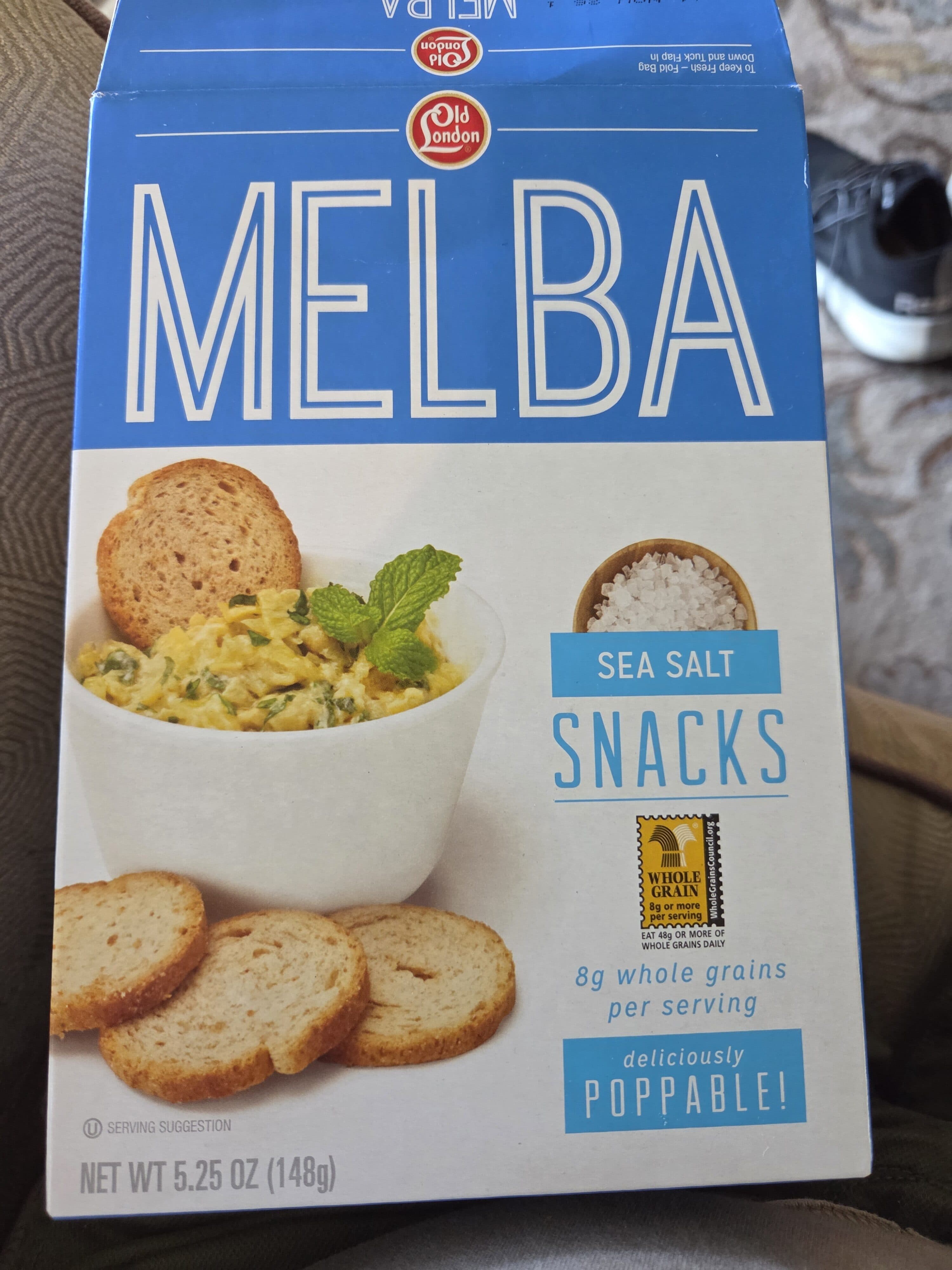 B&G Foods Snacks Inc. Old London, Sea Salt Melba Snacks, Sea Salt packshot