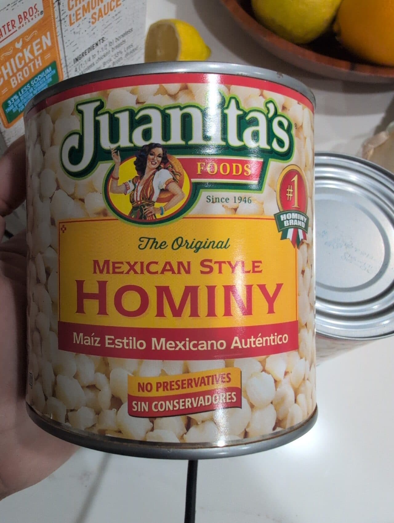 Juanita's Hominy, Mexican Style packshot