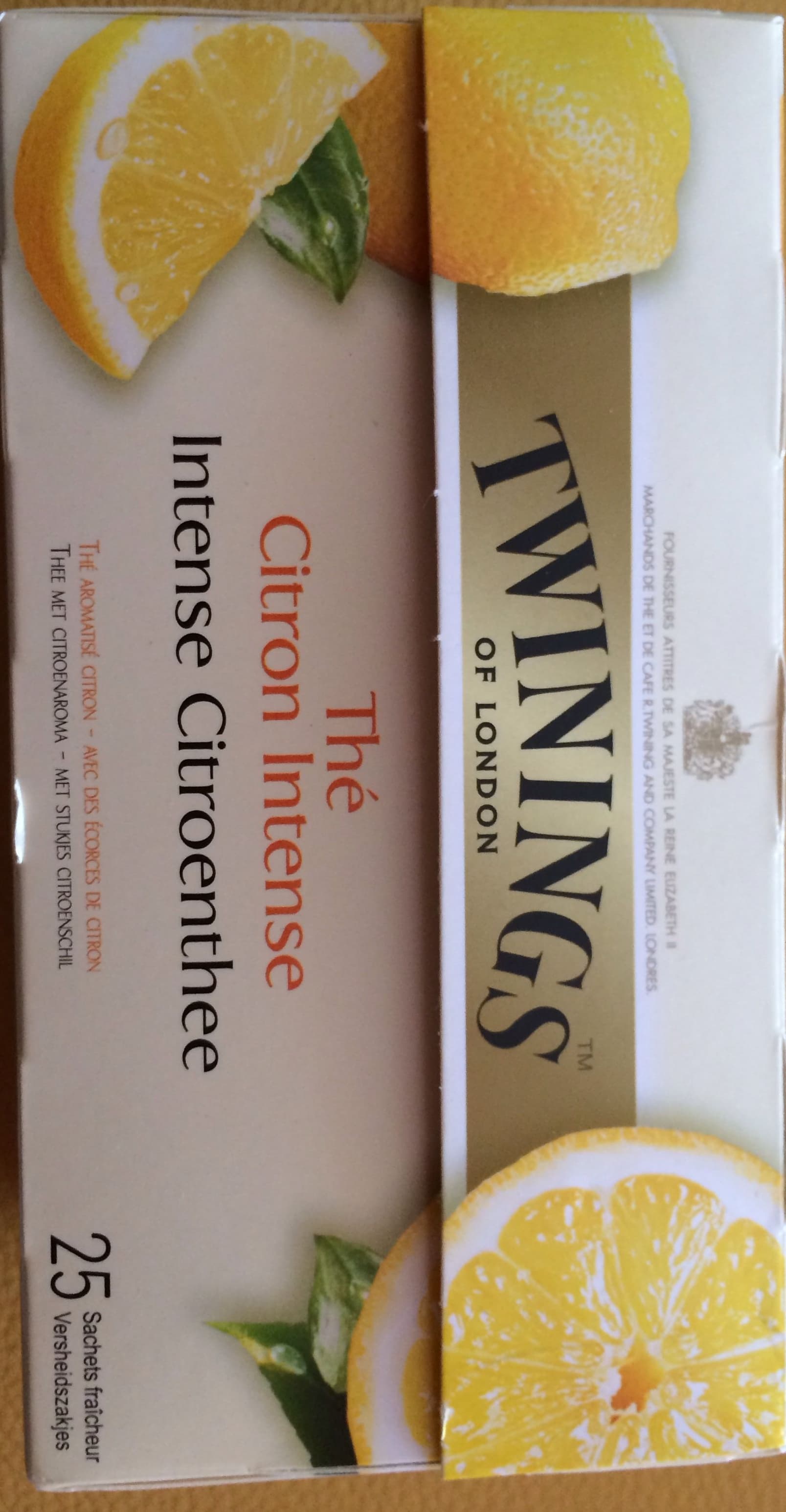 Twinings Thé citron intense packshot