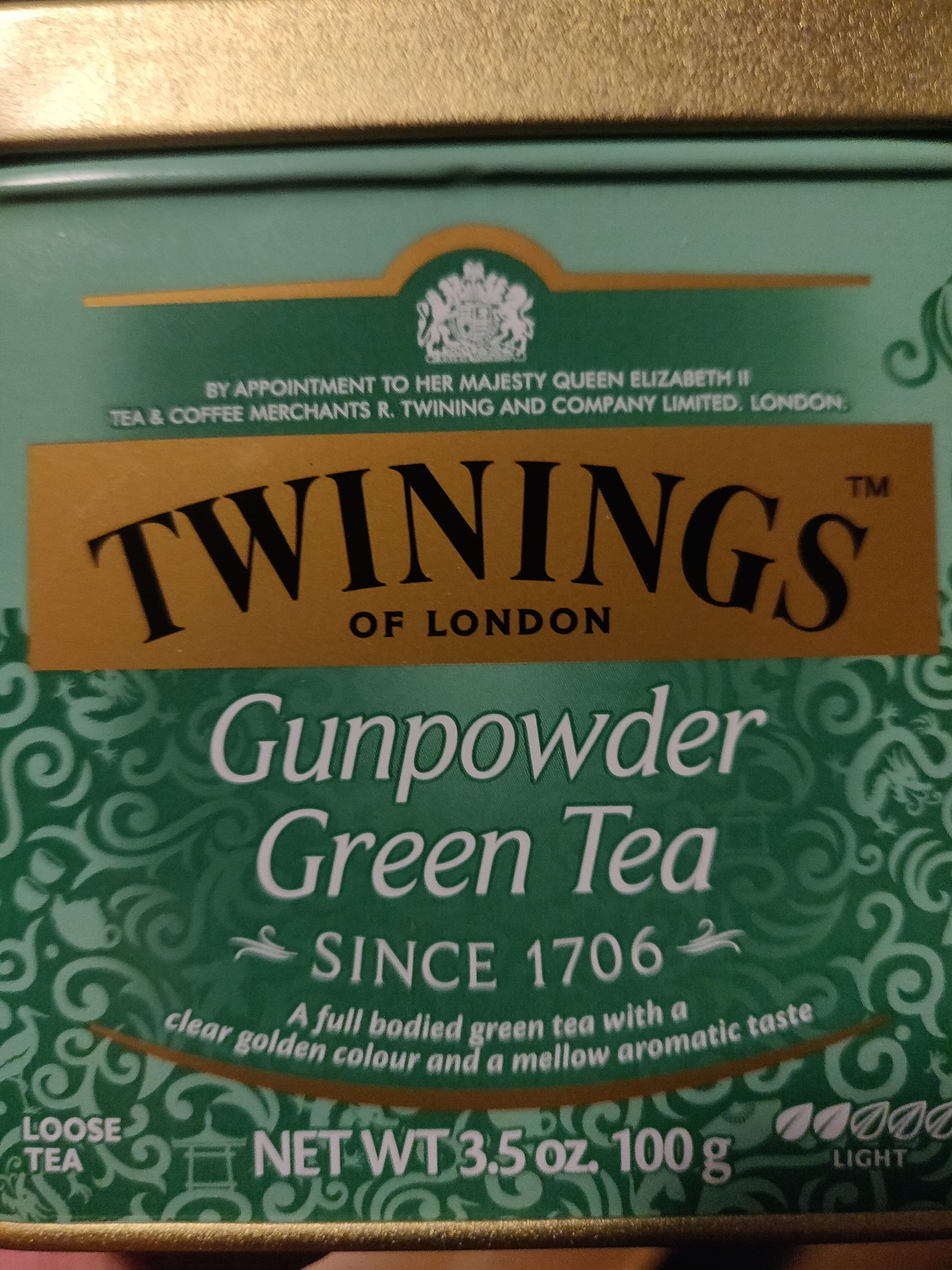 Twinings Tè verde - Gunpowder Green Tea packshot