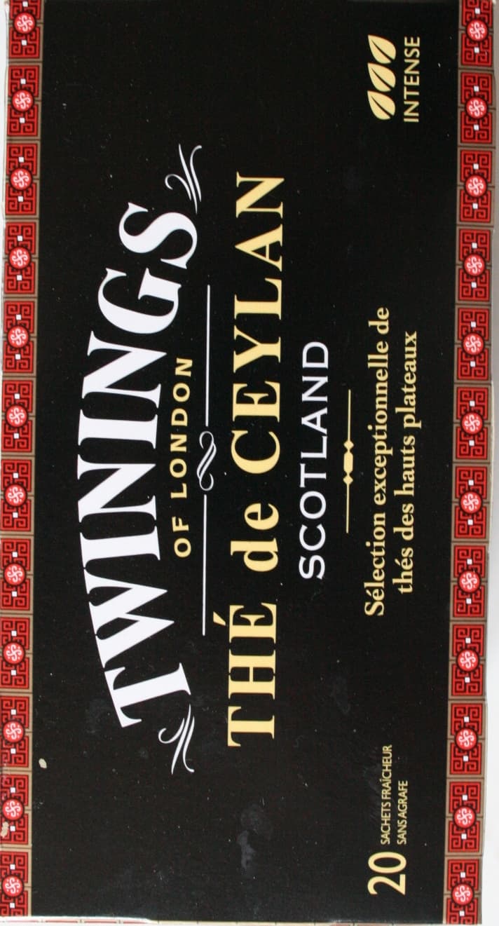 Twinings Thé de CEYLAN packshot