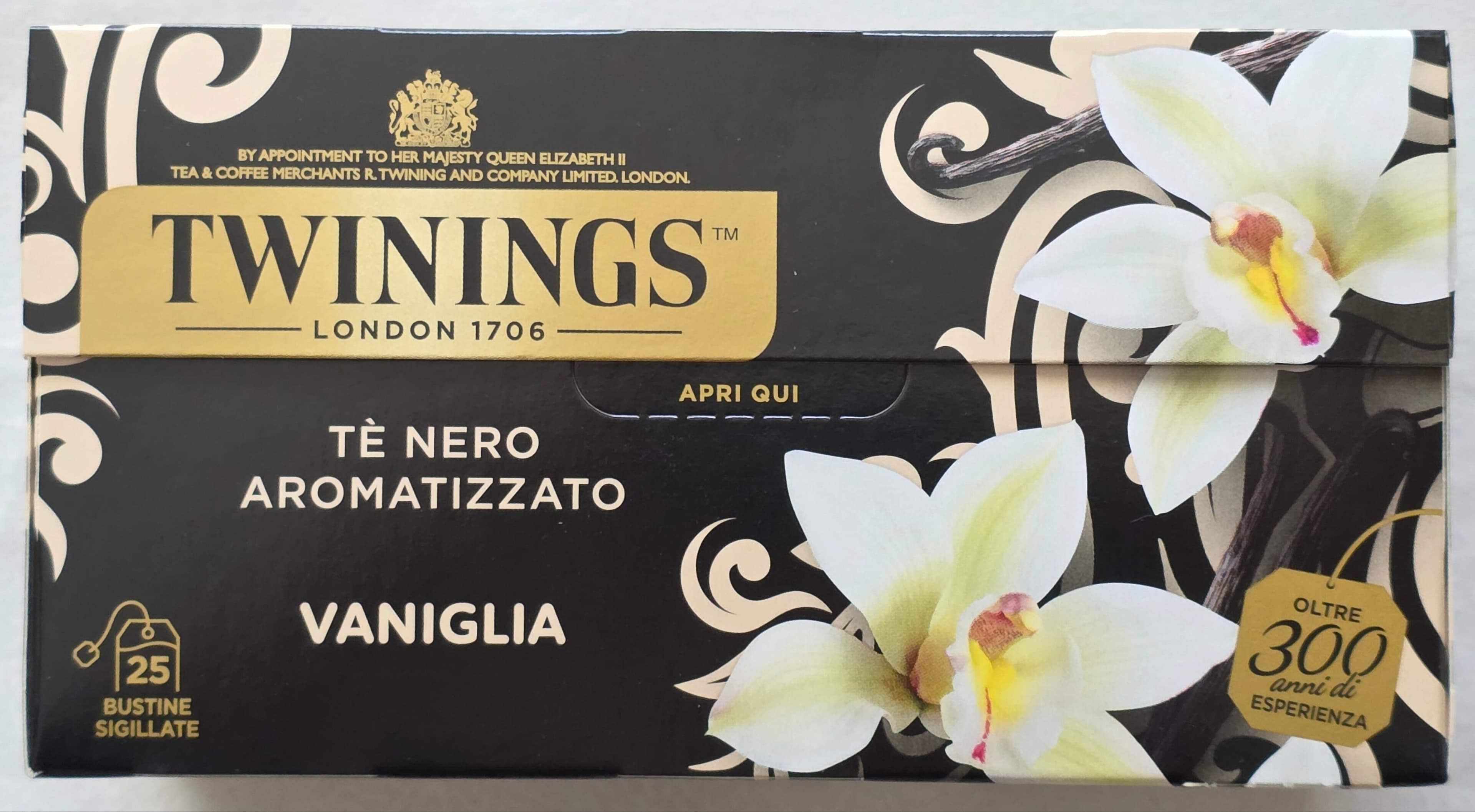 Twinings Twinings Tè nero aromatizzato vaniglia packshot