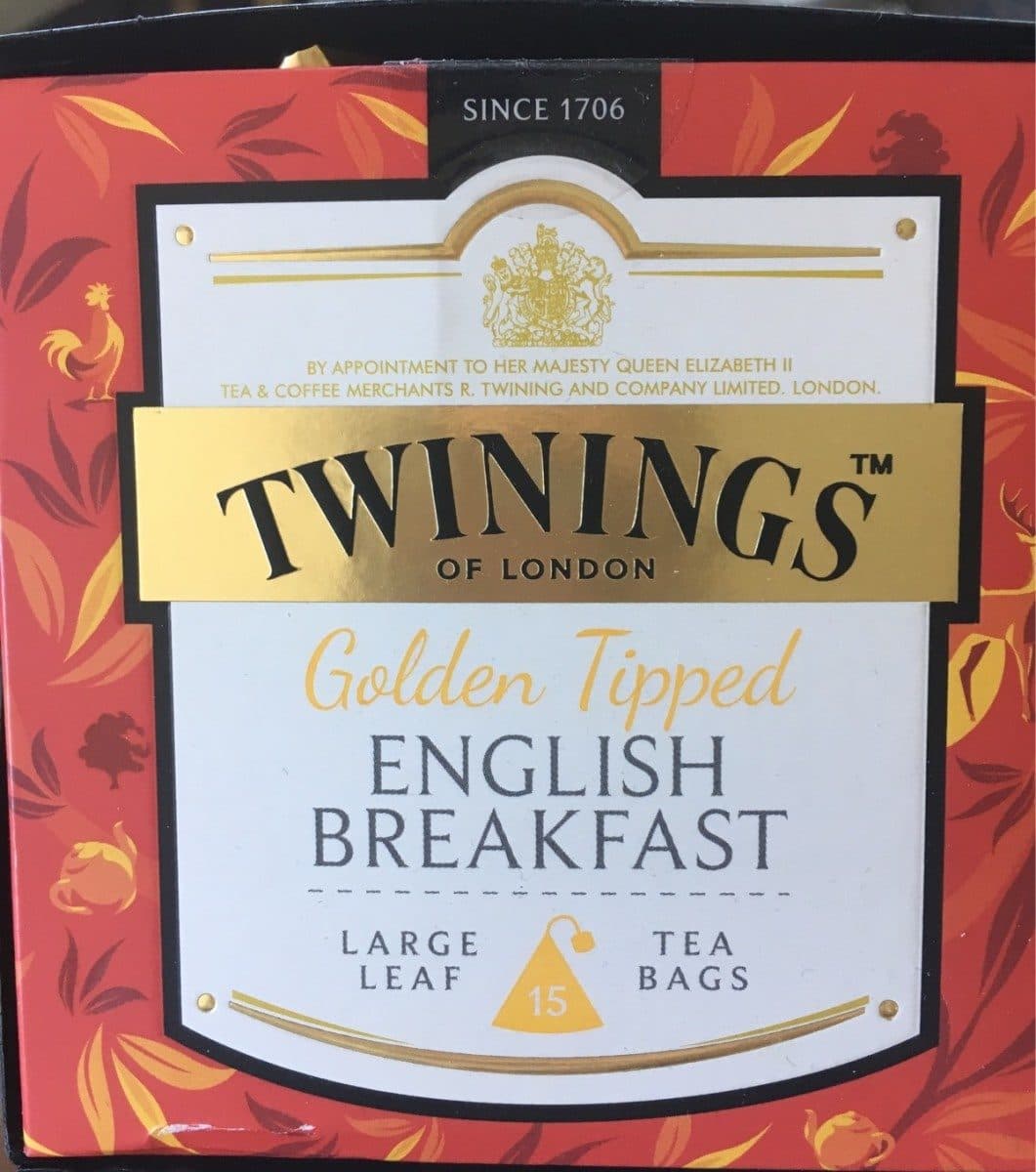 Twinings Golden Tipped English Breakfast packshot