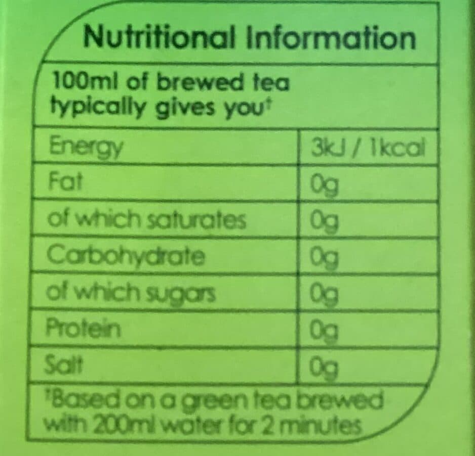 Twinings Pure Green Tea packshot