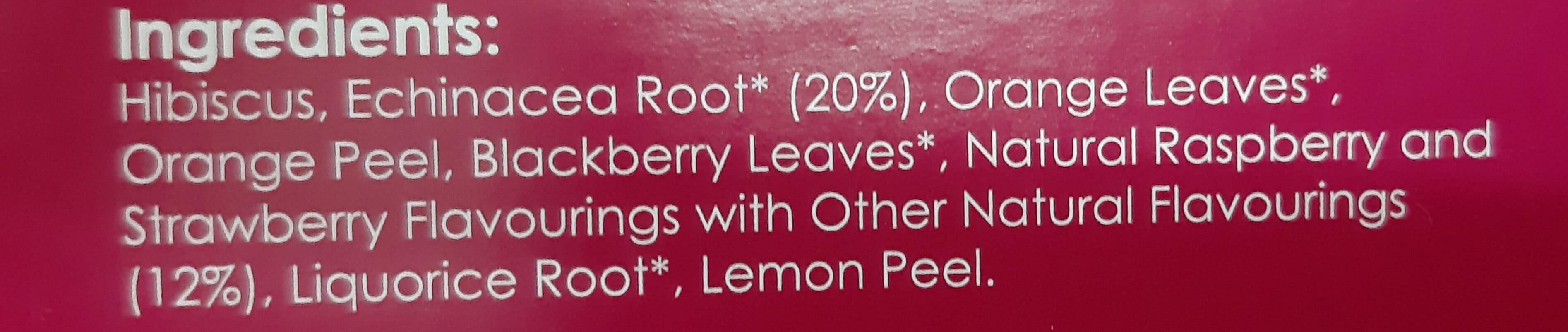 Twinings Echinacea and Raspberry Tea packshot