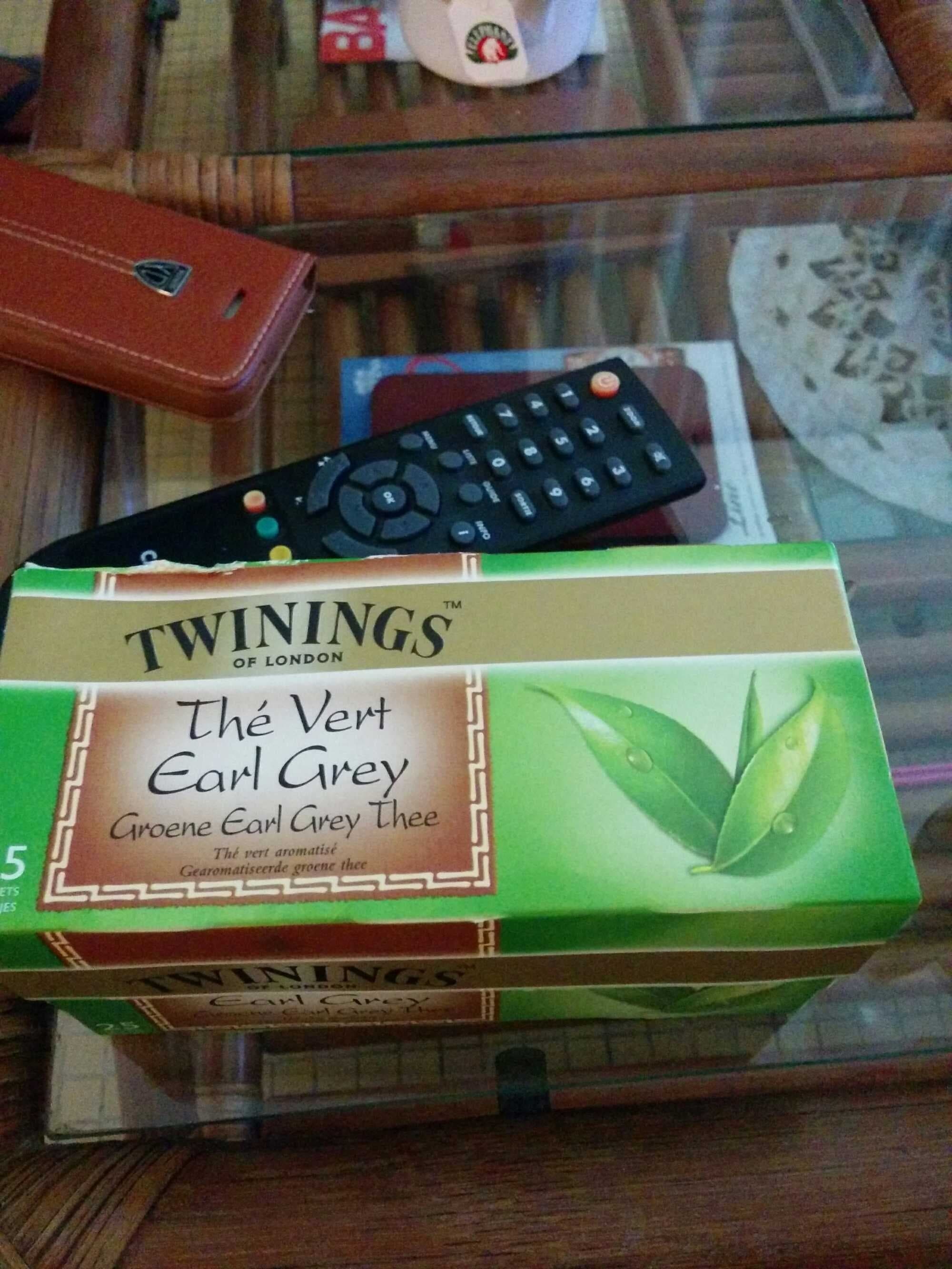 Twinings Thé vert Earl Grey packshot
