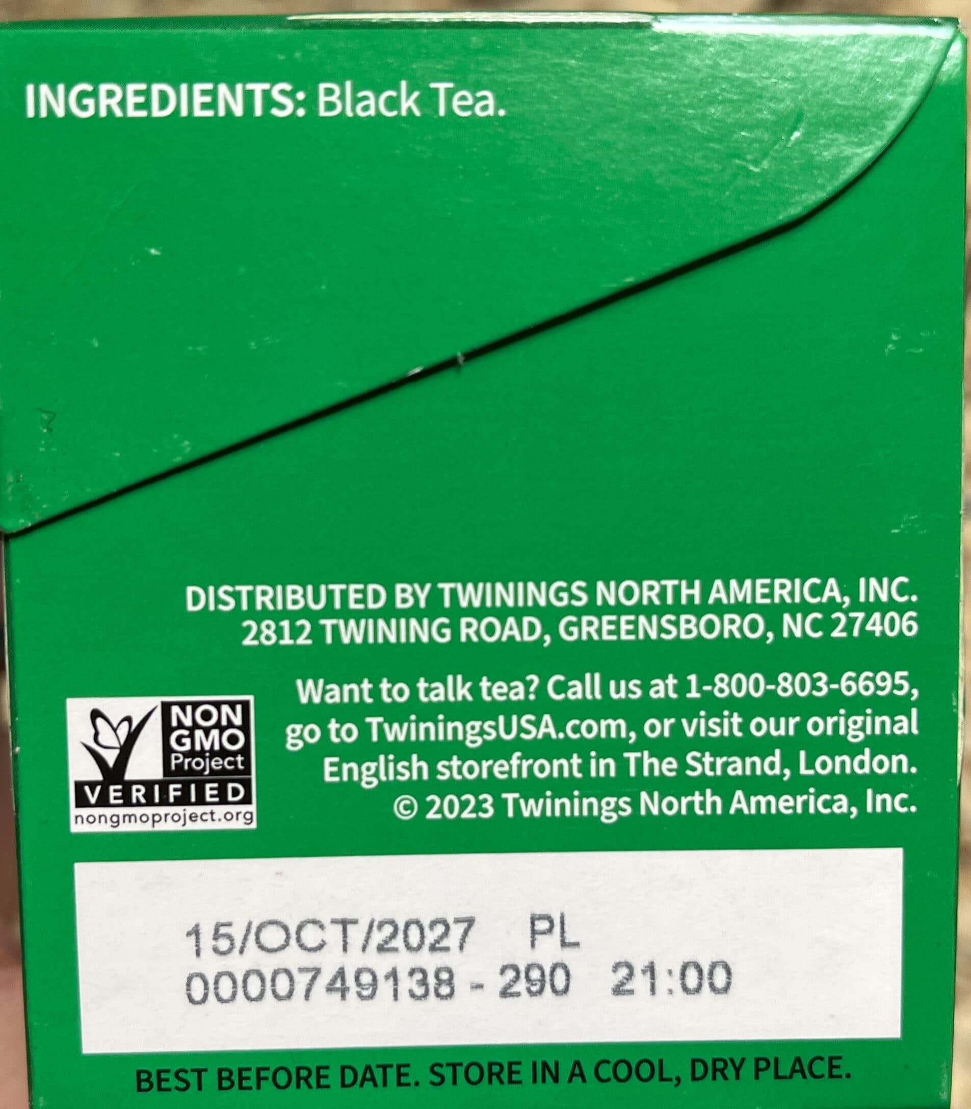 Twinings Irish Breakfast packshot