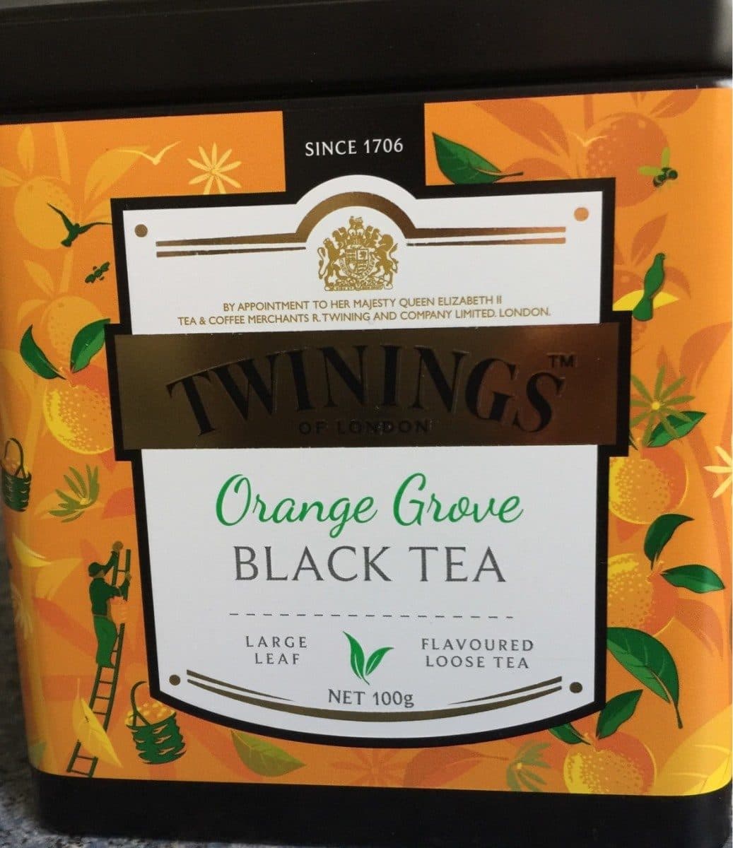 Twinings Orange Grove Black Tea packshot