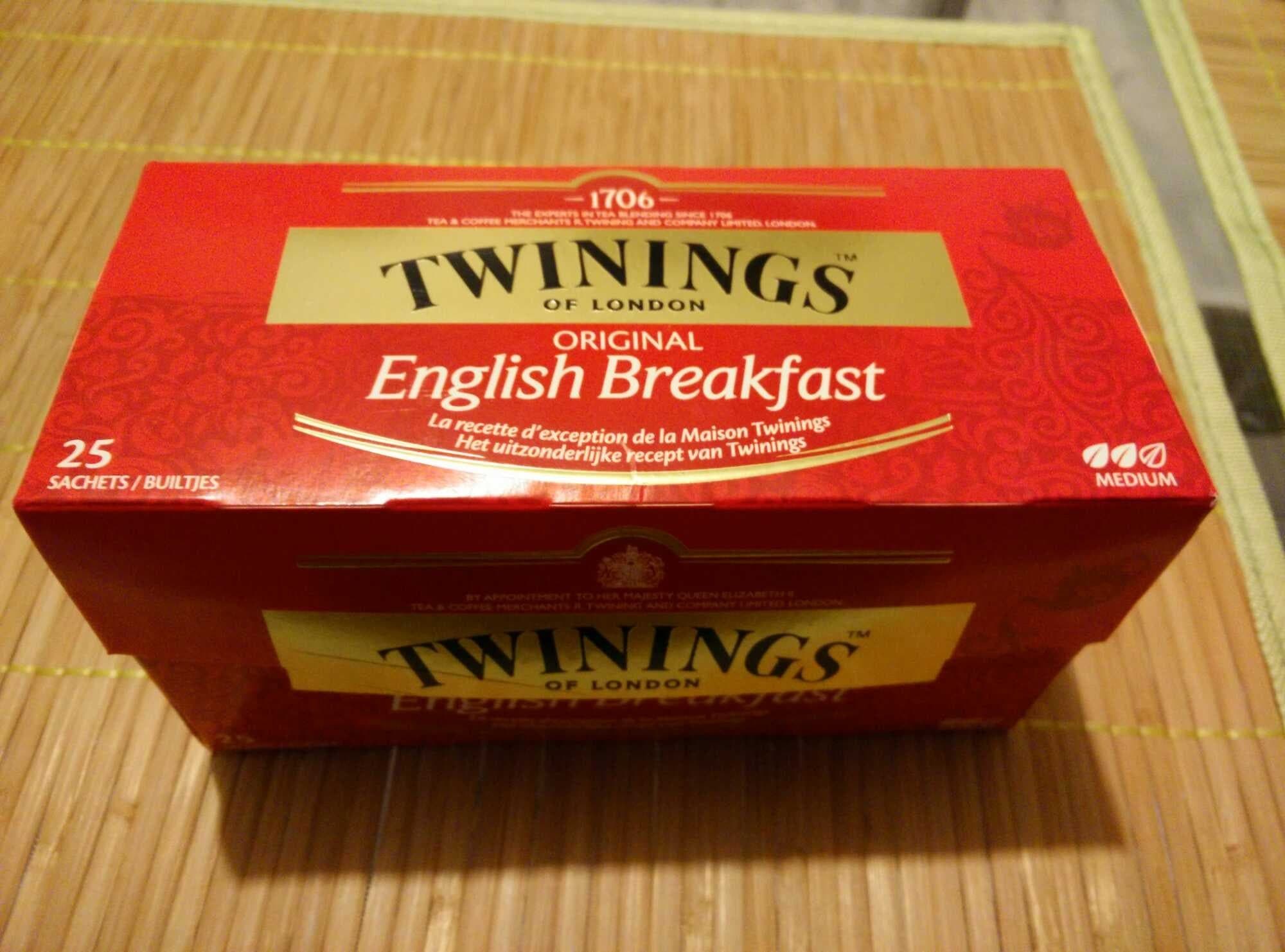 Twinings of London English breakfast (tea) packshot