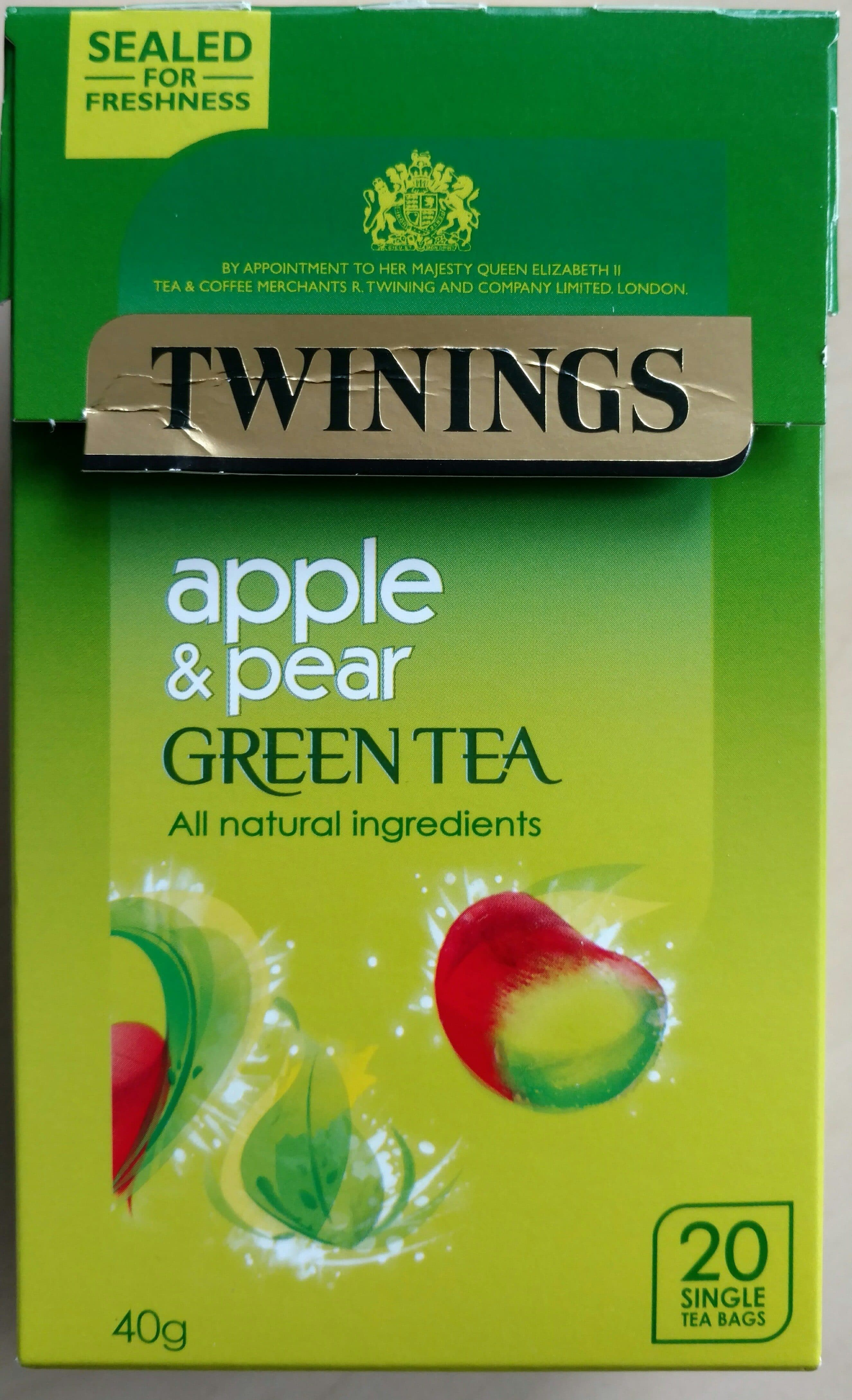 Twinings Twinings apple & pear green tea packshot