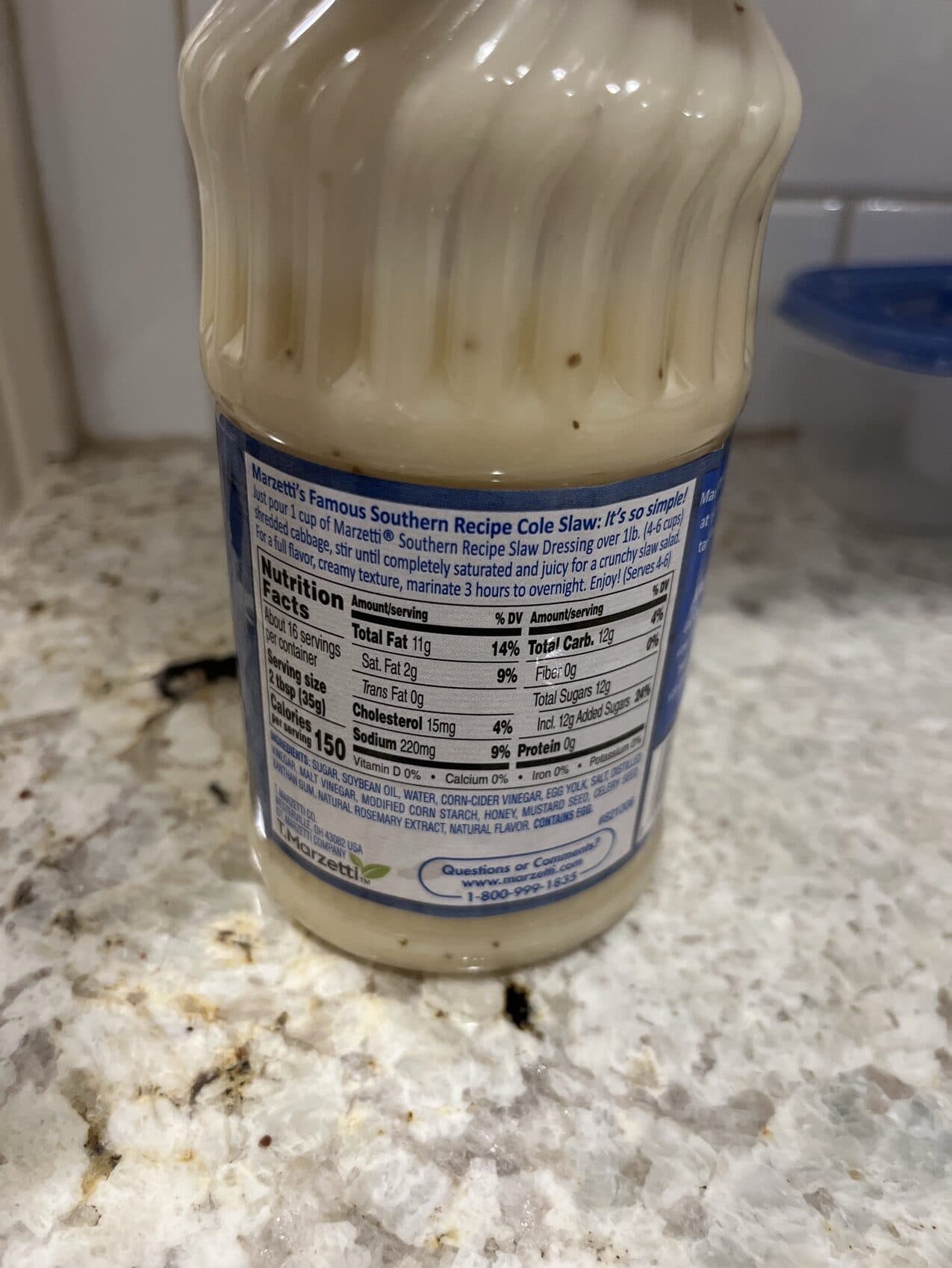 Marzetti Southern Recipe Slaw Dressing packshot