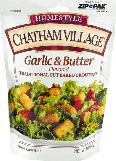 Marzetti Marzetti baked croutons garlic & butter packshot