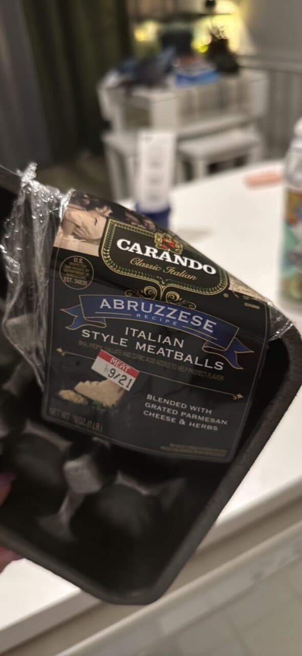 Carando Italian Style Meatballs packshot