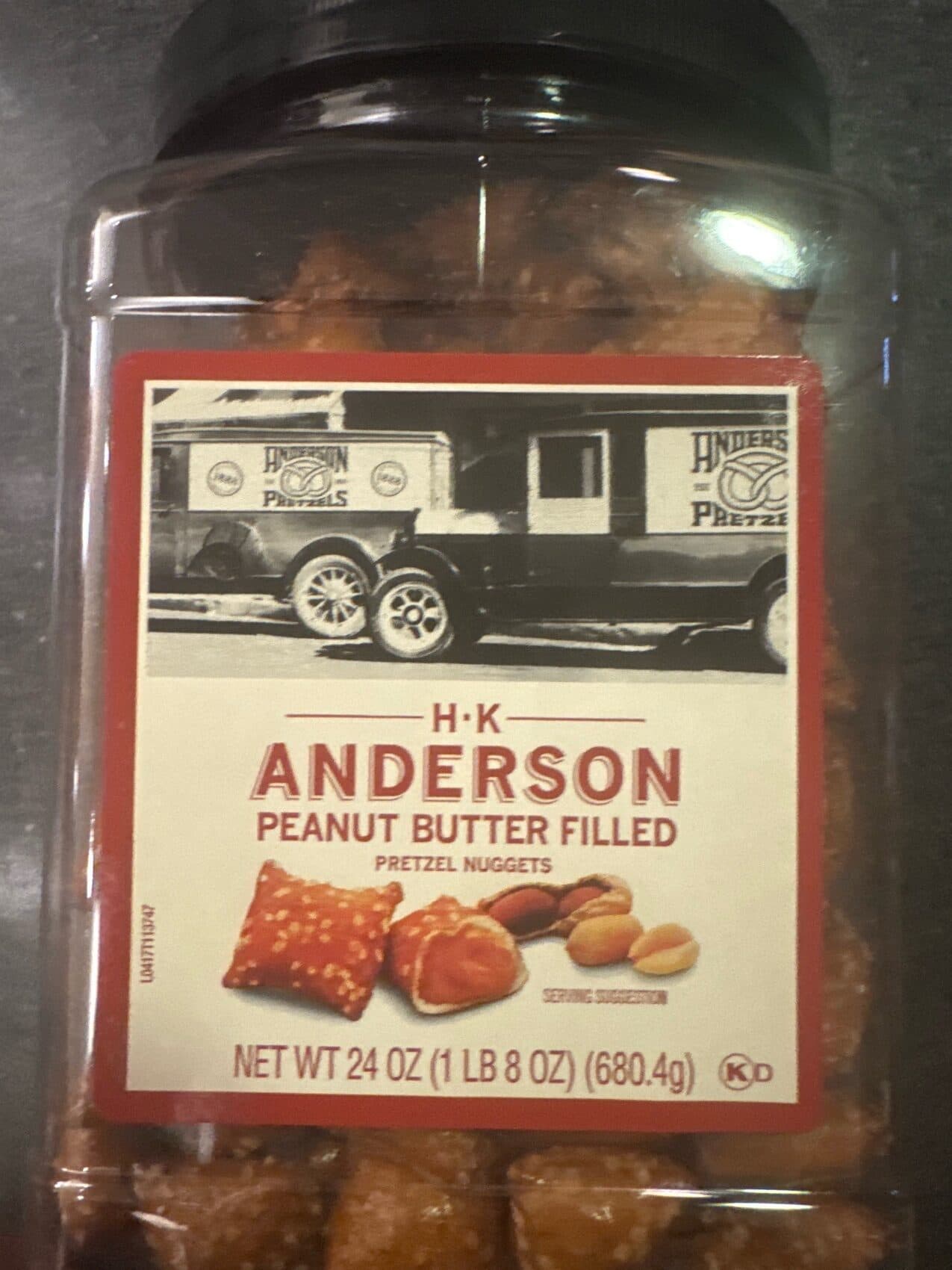 H.K. Anderson Peanut Butter Filled Pretzel Nuggets packshot