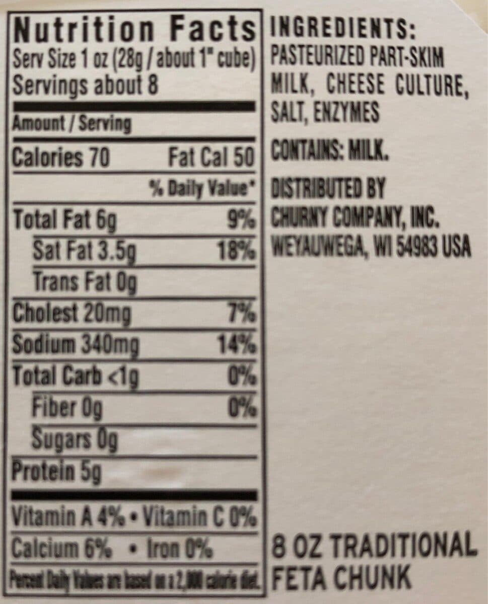 Athenos Traditional Feta Cheese Chunk packshot