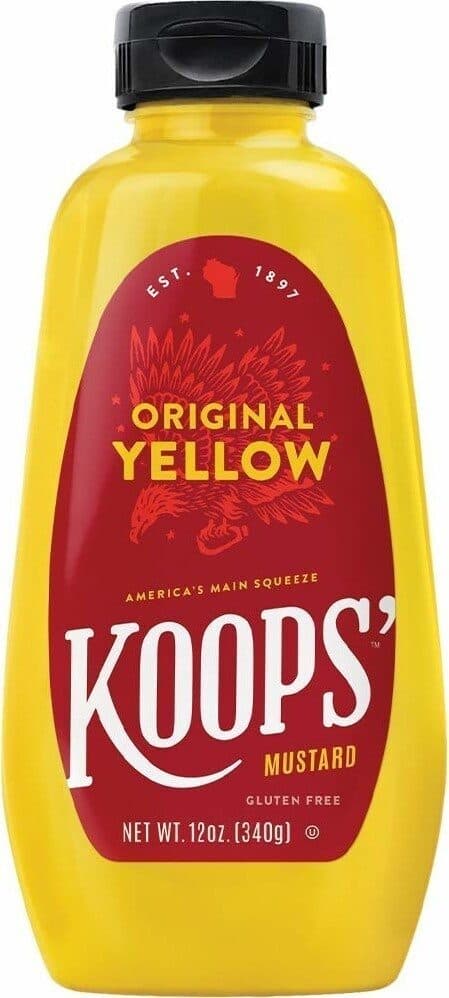 Olds Products Co. Mustard original yellow packshot