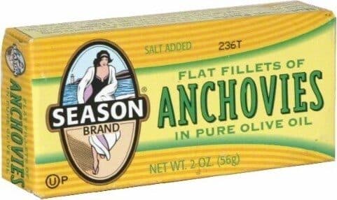 Season Brand Flat fillets of anchovies in pure olive oil packshot
