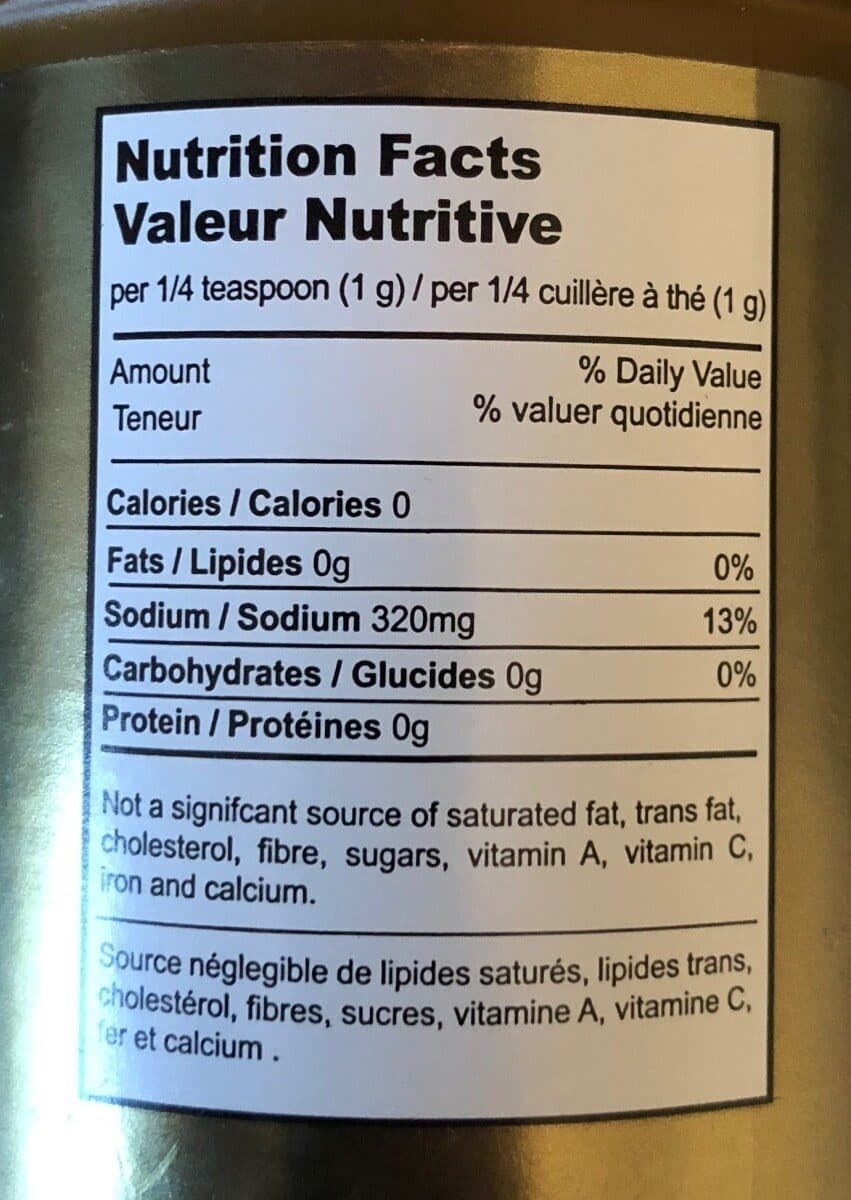 Johnny's Fine Foods Inc. Fine foods seasoning salt packshot