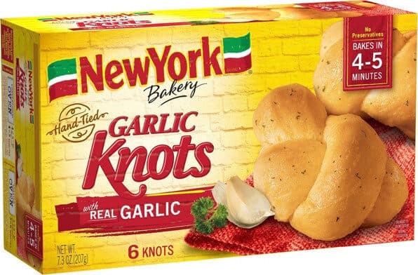 New York Bakery Garlic Knots packshot