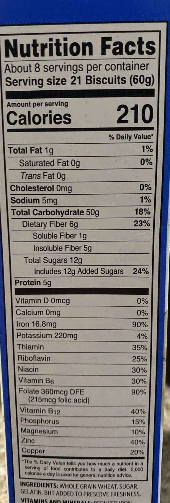 Winco Foods Bite size lightly sweetened whole grain frosted packshot